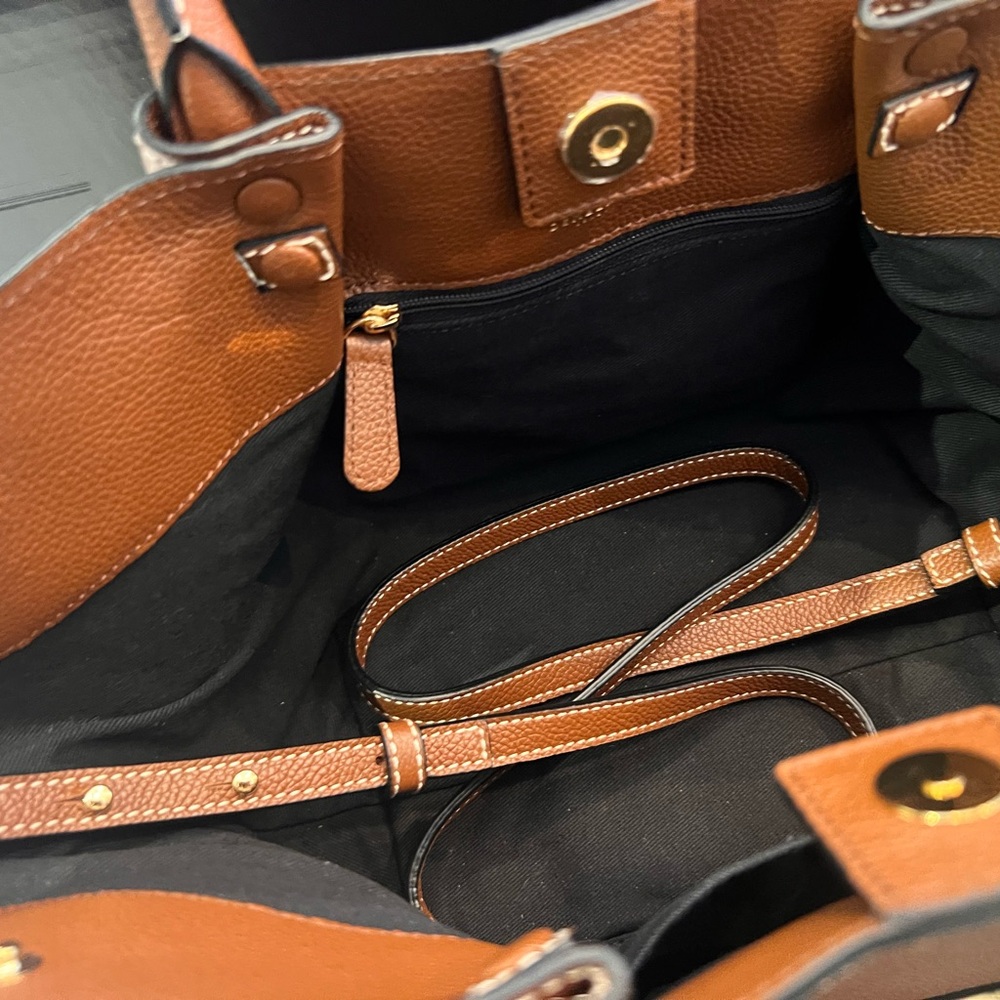DeMellier Midi New York Bag, Tan cowhide leather, Brand new/pristine condition - Picture 2 of 6